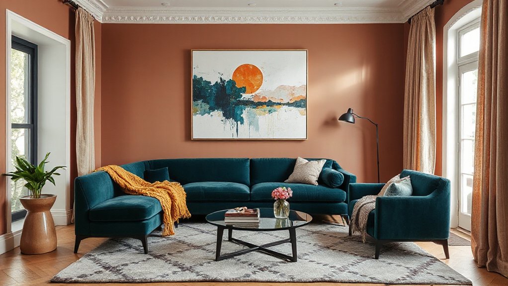 balanced layered color harmony