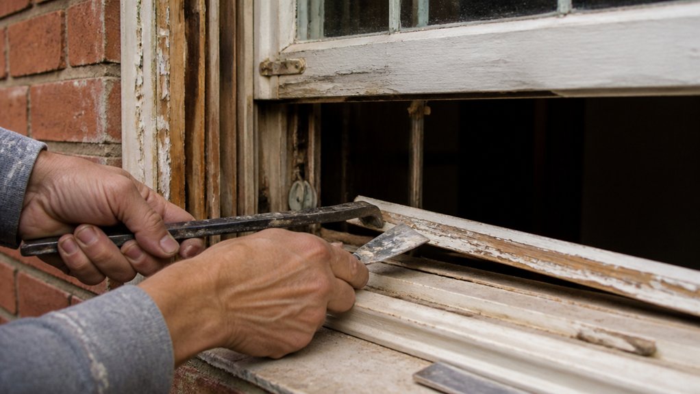careful sash removal techniques