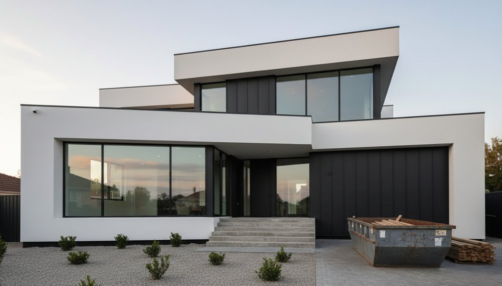 contemporary home construction style