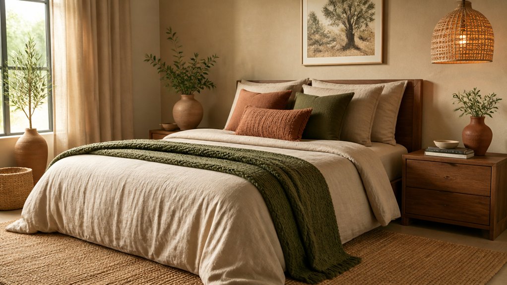 earthy color layered harmony