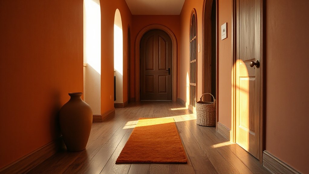 earthy tones create warm depth