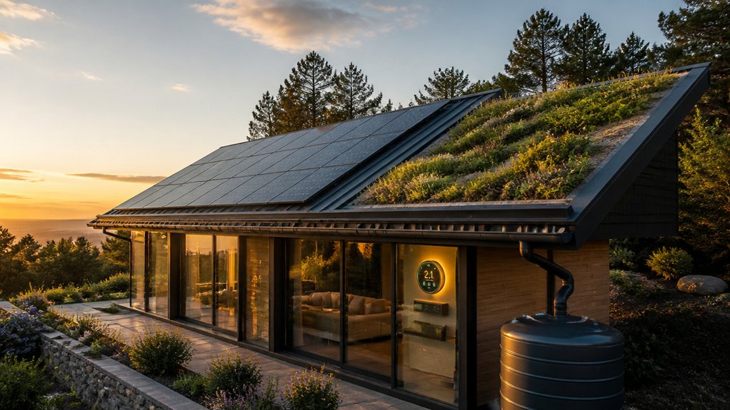 the Zenith of energy‑efficient living such as roof design