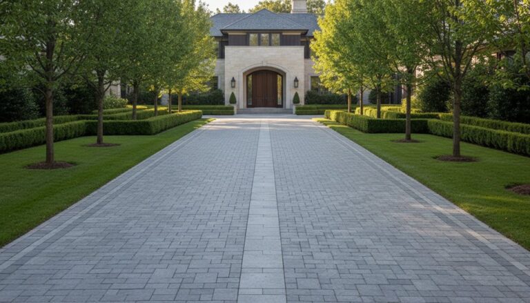 enhance property with sculpted driveway