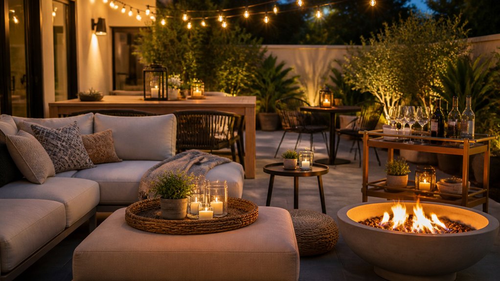 flexible outdoor entertaining surfaces