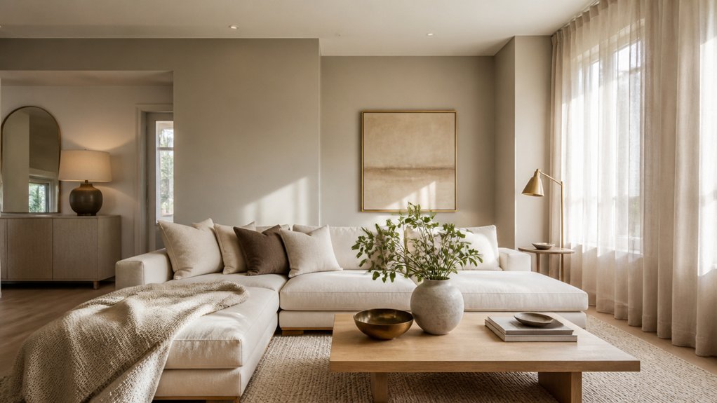 lighting influences neutral shades