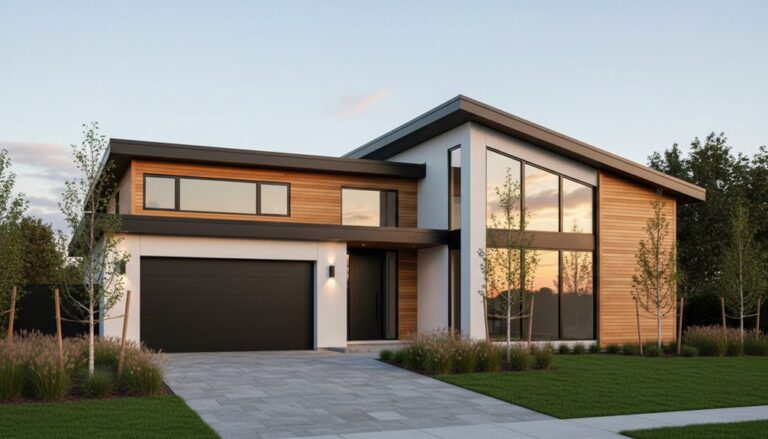 luxury new build exterior