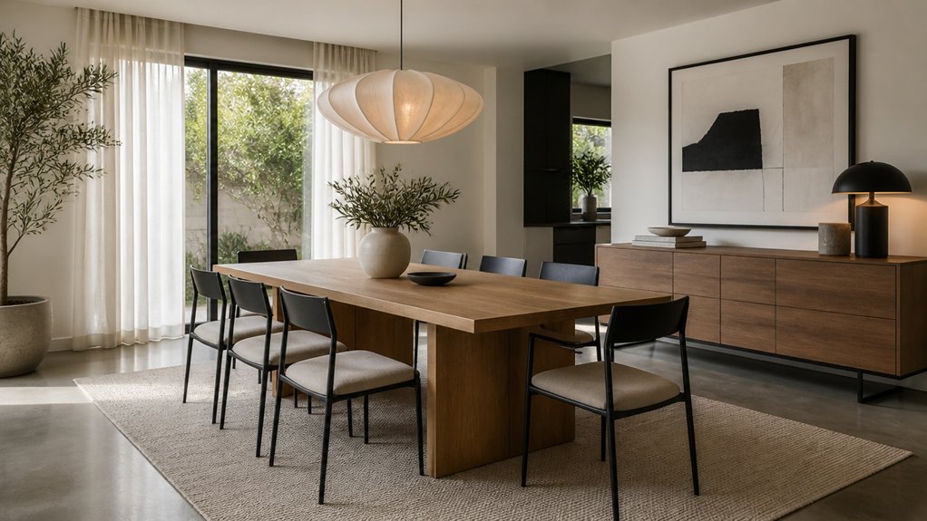 minimalist dining room furniture