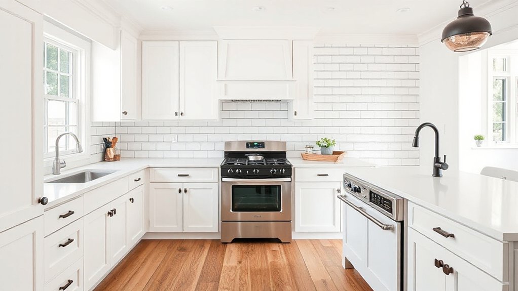 bring a modern edge to a traditional kitchen