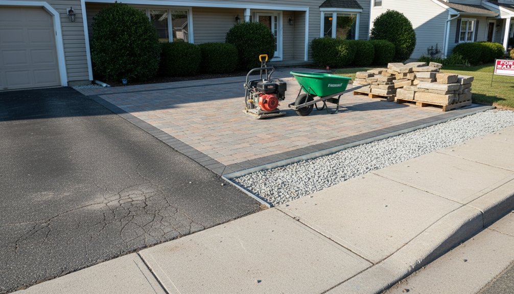 new driveway material upgrade