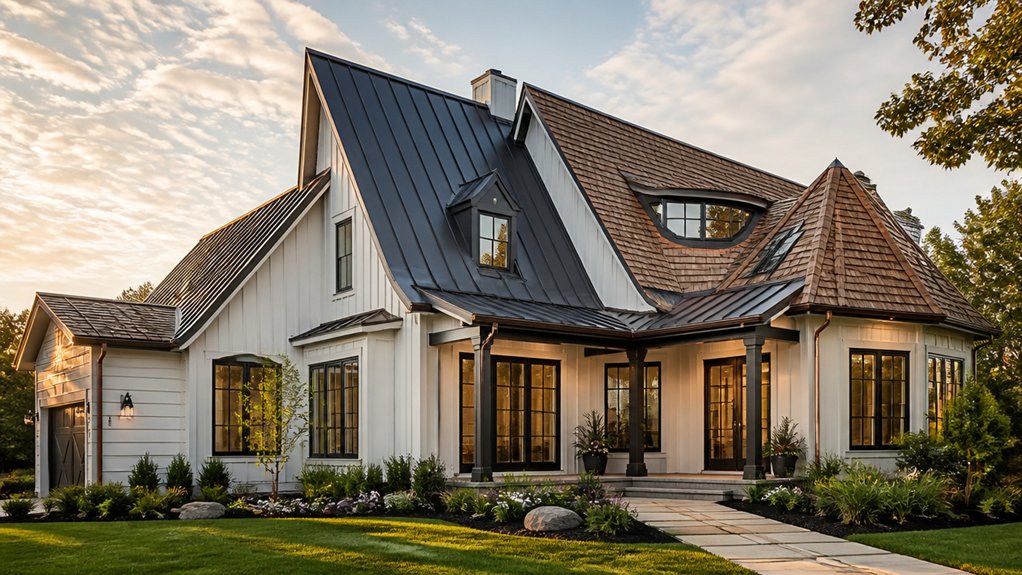 quirky roofs enhance curb appeal