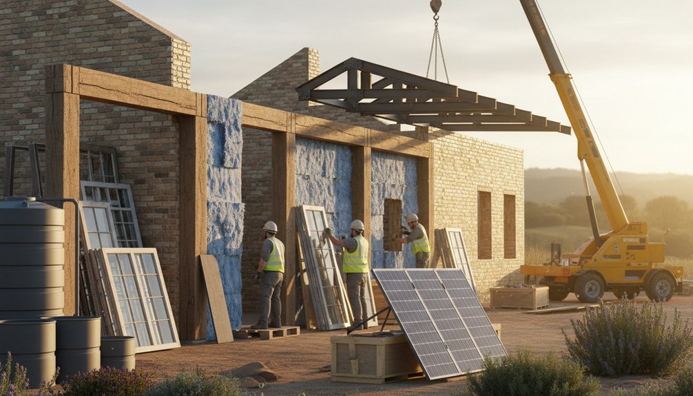 recycled materials eco friendly construction
