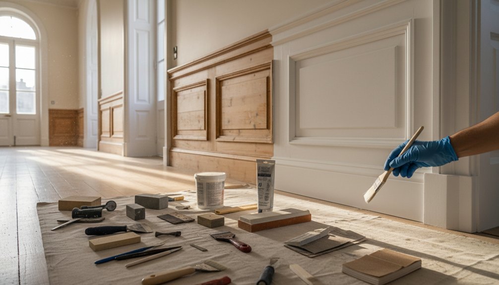 restoring wall panelling