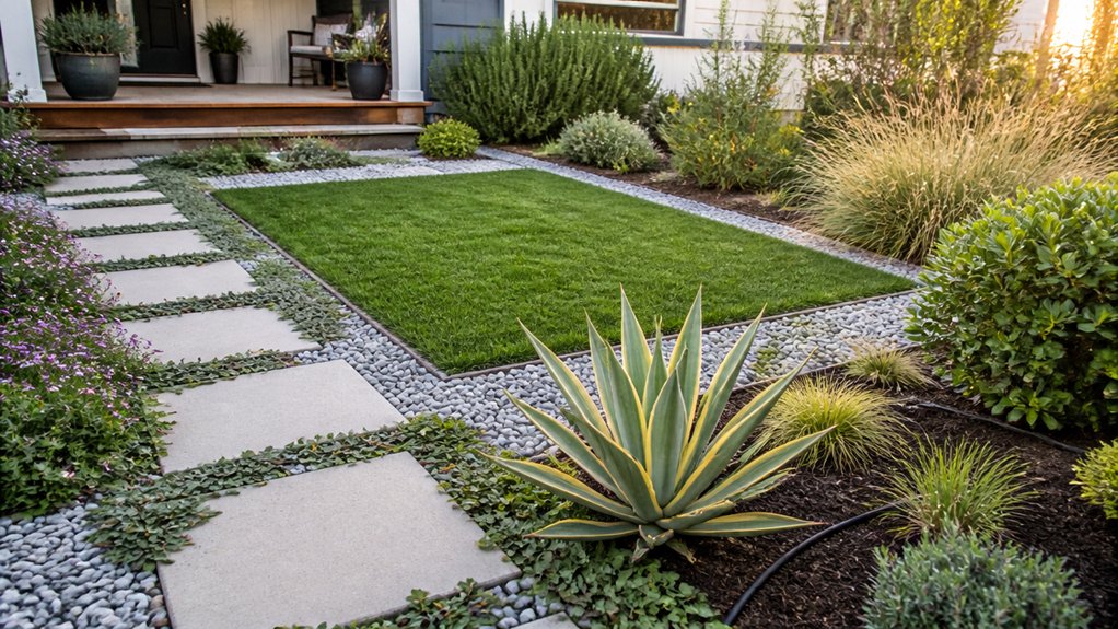 shrink lawn use turf alternatives