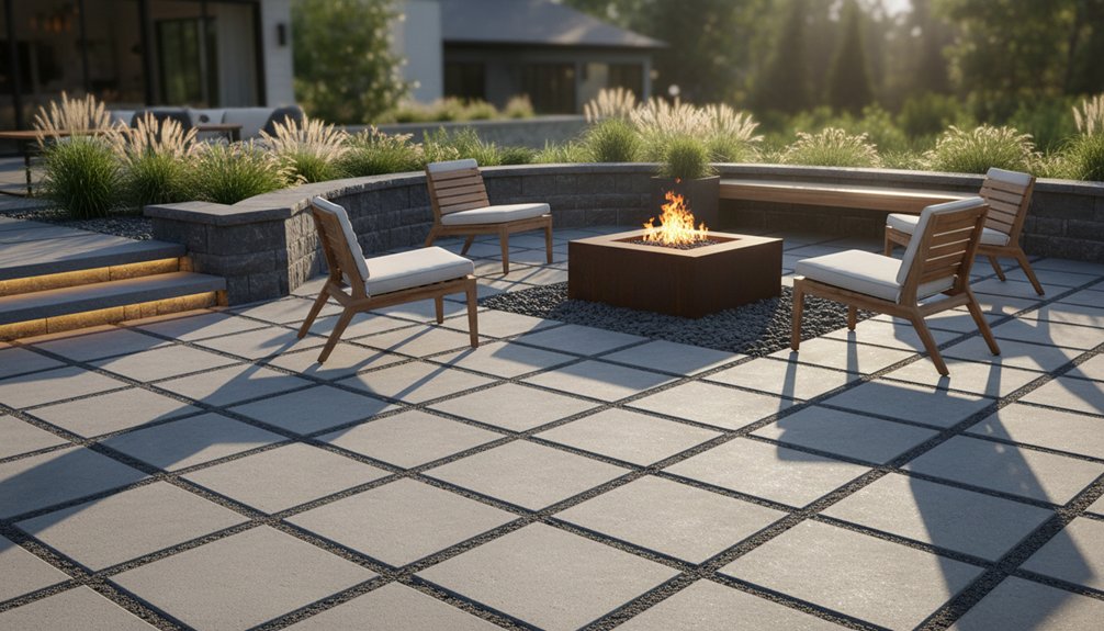 stylish patio hardscaping upgrade