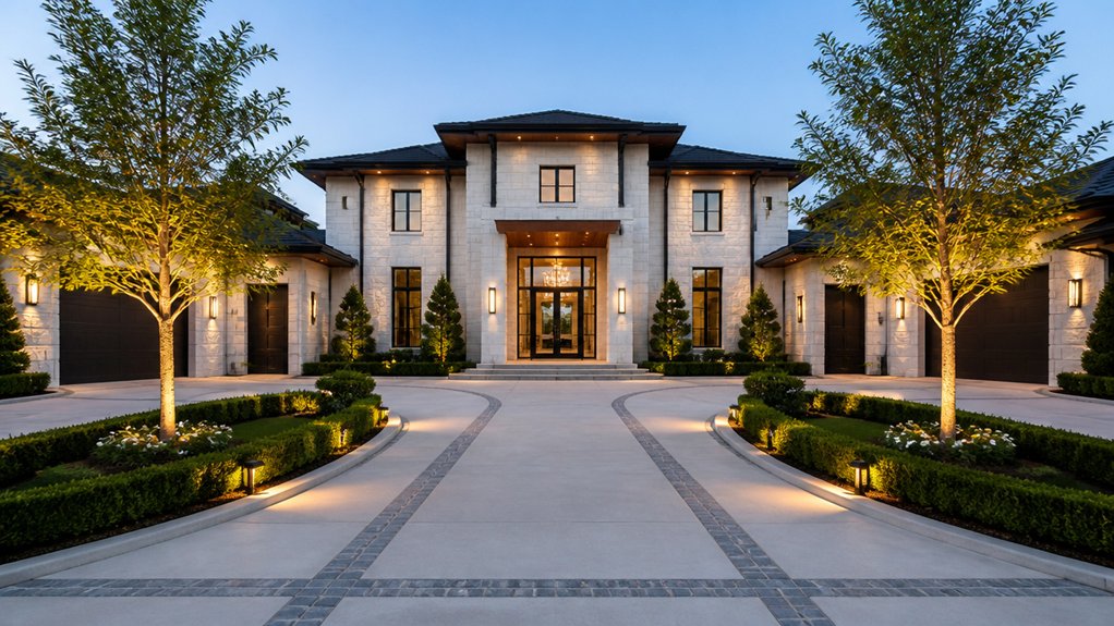 symmetry cues enhance driveway design