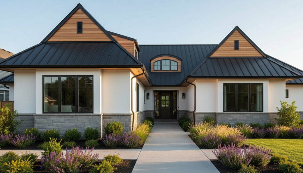 unique roof designs enhance curb appeal