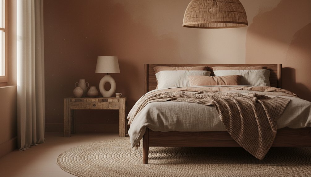 warm earthy textured decor