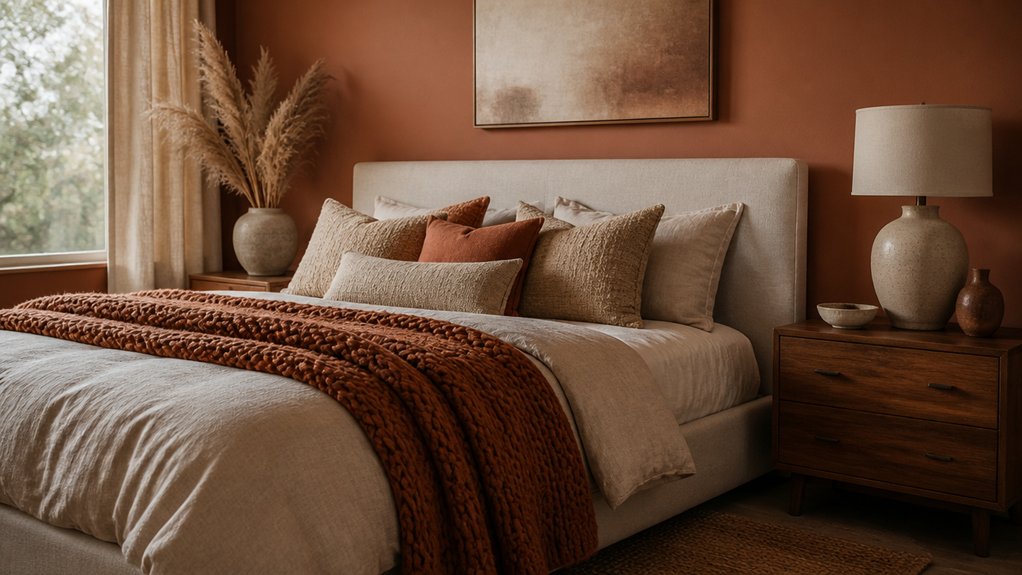 warm earthy wall colors
